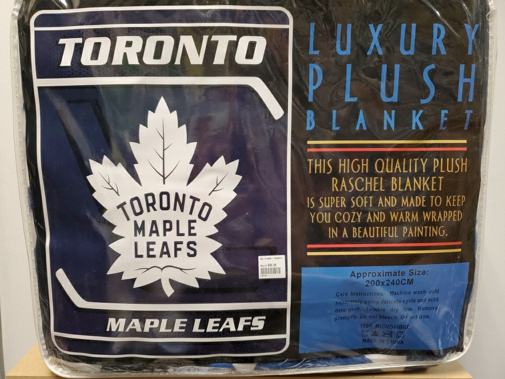 Toronto Maple Leafs Raschel Throw