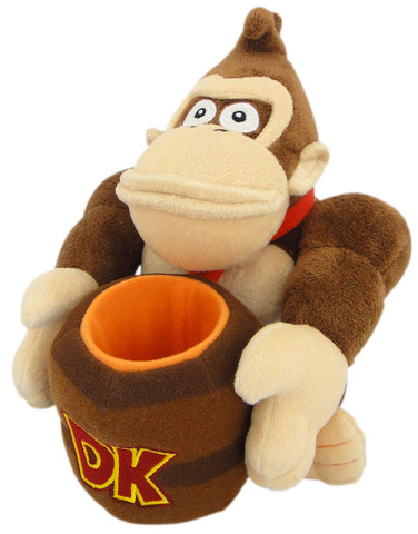 Donkey Kong Barrel 8" Plush