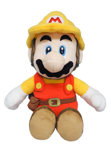 Builder Mario 10" Plush