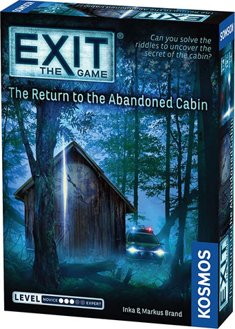 EXIT: The Return to The Abandoned Cabin | EXIT: The Game - A Kosmos Game | Family-Friendly, Card-Based at-Home Escape Room Experience | Collaborative Game | for 1 to 4 Players, Ages 12+