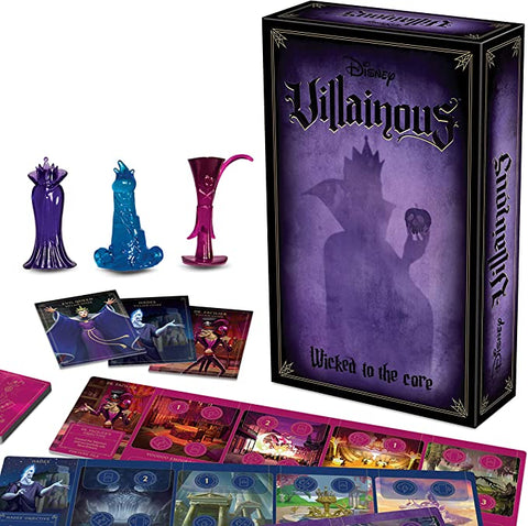 Disney Villainous: Wicked to The Core Strategy Board Game - Stand-Alone & Expansion to The 2019 Toty Game of The Year Award Winner