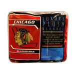 "Chicago Blackhawks" Luxury Queen Plush Blanket