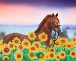 Sunflower Horse - Diamond Dotz
