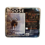"Moose" Luxury Queen Plush Blanket