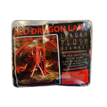 "Red Dragon Lair" Luxury Queen Plush Blanket