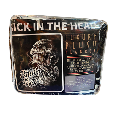 "Sick in the Head" Luxury Queen Plush Blanket