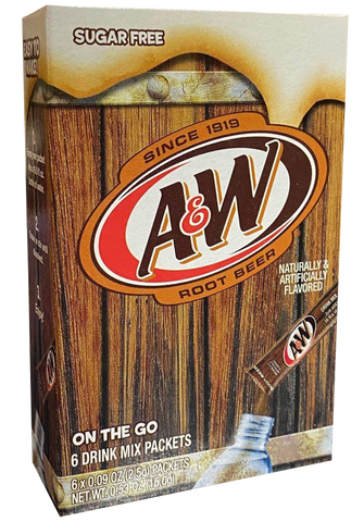 A&W Root Beer Sugar Free (6 pockets)