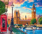 Figured'Art Painting by Numbers - London in the Spring Rolled Kit