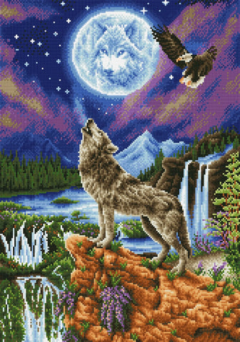 Mystic Wolf - Diamond Dotz
