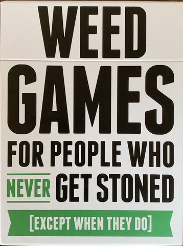 Weed Games: For People Who Never Get Stoned (Except When They Do)